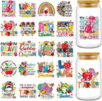 Rngmsi 20 Sheets Teacher Leopard Print UV DTF Cup Wrap Cold UV DTF Stickers | by RNGMSI