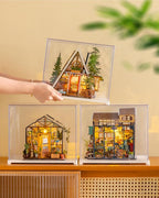 Rolife DIY Miniature House Kit for Adults, A-Frame Cabin Mini Wooden Dollhouse - Image 9