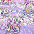 7PCS 25x 25 cm Quilting Fat Quarters Fabric Bundles, by Unknown