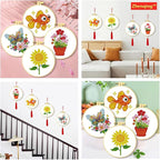 Zhenqing 4-Piece Cross Stitch Kit - Image 8