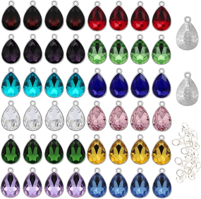 Glass Rhinestone Charms by VTOS