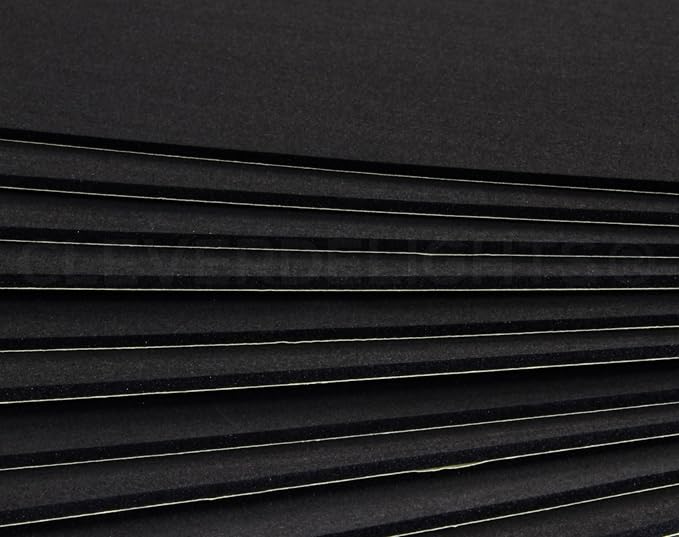 CleverDelights 8" x 12" Black Foam Sheets - Image 2