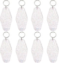8PCS Motel Keychain Blank Hotel Key Tags Holder by PPhtony