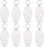 8PCS Motel Keychain Blank Hotel Key Tags Holder by PPhtony
