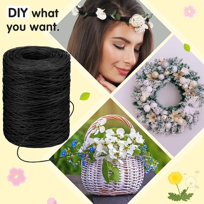 Syhood 1345 Feet Floral Vine Bind Wire Rustic Wrapping Wire - Image 4