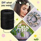 Syhood 1345 Feet Floral Vine Bind Wire Rustic Wrapping Wire - Image 4