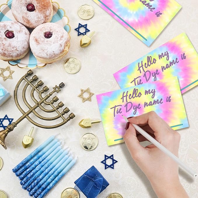 What's Your Tie-dye Name Game Cards, Birthday Game Supplies, 1 Tie-dye Name - Image 4