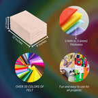 FabricLA Acrylic Felt Sheets for Crafts - Image 3