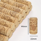 20 Pack Straight Wine Corks, #8 Soft Wood Cork Stoppers, Leakproof Bottle Corks - Image 2