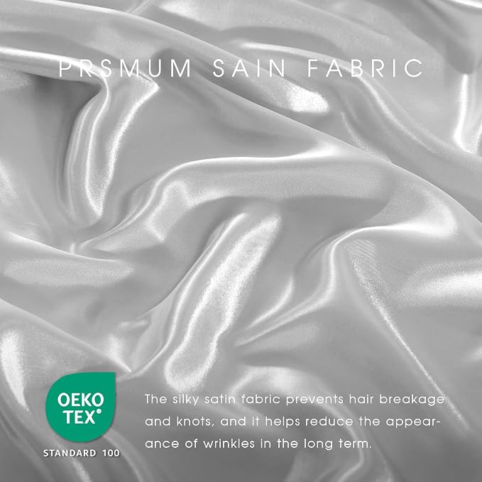 FreshCulture Satin Sheets Twin Size Bed Set - Image 5
