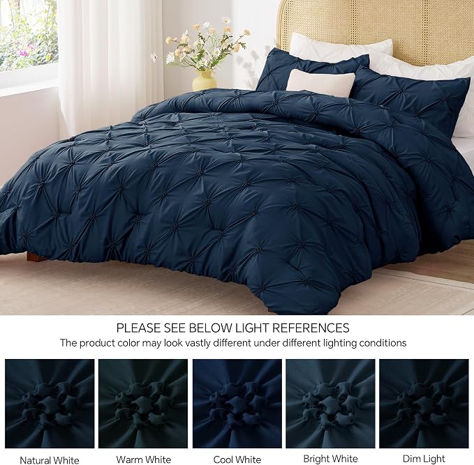 BEDELITE Navy King Size Comforter Set - Image 8