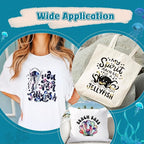 HTVSTD Glow in The Dark Jellyfish Heat Transfer Vinyl 6pcs 12×10in | Luminous - Image 4