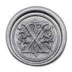 Medieval Initial Alphabet Sealing Wax Stamps, Brass Head Wooden Handle - Image 2