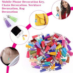Cridoz 300pcs Tassels for Jewelry Making, Keychain Charms Bulk for Crafts - Image 4