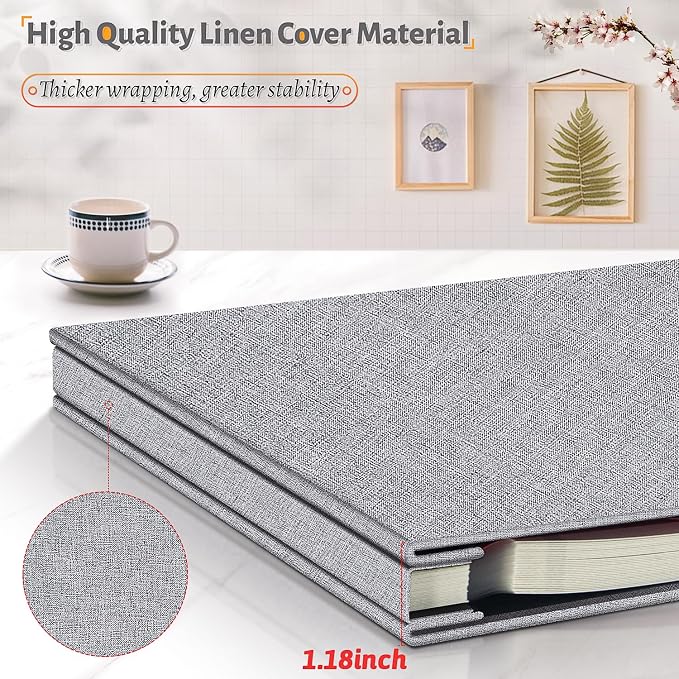 Artfeel Photo Album Self Adhesive Scrapbook, Large Photo Book - Image 5