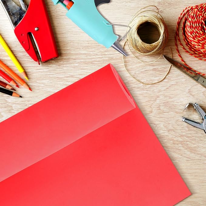 Do²ping Red Eva Foam Sheets roll, 2mm eva Craft Foam 49''x13.5'' High Density - Image 3