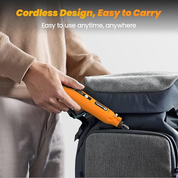 HARDELL Mini Cordless Rotary Tool, 5-Speed and USB Charging Rotary Tool Kit - Image 6