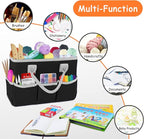 ZKOO Art Supply Storage Organizer Caddy, Craft Tote Bags - Image 5