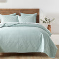 HORIMOTE HOME Sprout Green King Size Quilt Set by HORIMOTEHOME