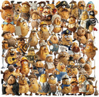 50PCS Funny Potato Meme Stickers Pack – Waterproof Clear Cute 3D Cartoon Potato by YOKSAS