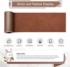 KING MOUNTAIN Leather Repair Patch, 4 x 63 Inches self Adhesive Leather Repair - Image 2