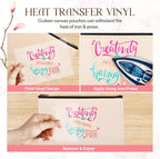 40 PCs Blank canvas Zipper Pouch, Makeup Bags Bulk Pencil Pouch - Image 4