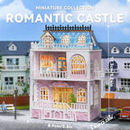 Flever Dollhouse Miniature DIY House Kit Creative Room - Image 2