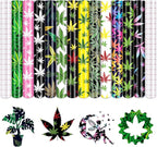 Tintnut Cannabis Pattern Permanent Vinyl 12 Sheets 12x10in Adhesive Vinyl | by Tintnut