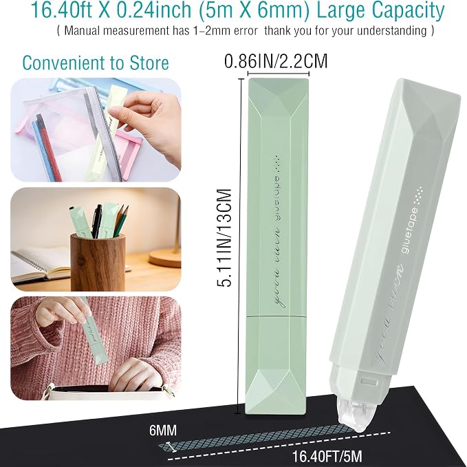 4Pack Double Sided Tape Pen, Scrapbook Supplies, Scrapbooking Double Sided Tape - Image 2