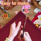 Jtnohx Color Felt, Soft Felt Sheets, 1.4mm Thick 8"x12" Handicraft Felt Fabrics - Image 8