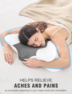 DISSA Cervical Neck Pillow for Side Sleepers Ergonomic Contour Memory Foam - Image 6