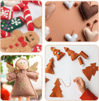 Brown Felt Fabric, 18 Pieces Felt Sheets - Image 5