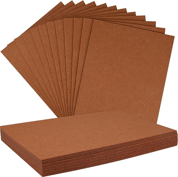 NEBURORA 12 Pcs 2mm Thick Stiff Felt Sheets by NEBURORA