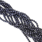 60PCS 6mm Natural Blue Sandstone Gemstone Round Loose Beads Stone Beads - Image 4