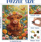 300pcs Wooden Puzzles for Adults Unique Animal Shaped Pieces | Colorful Funny - Image 2