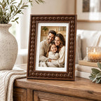 Solid Wood 5x7 Picture Frame Beaded Frame - Image 2