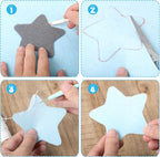 Felt Sheets for Crafts 9PCS 11.8 * 7.9in Wool Stiff Felt Sheets Soft Fabric - Image 7