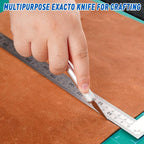 DIYSELF 100 Pack Exacto Knife Blades #2 | Hobby Knife Replacement Blades | - Image 3