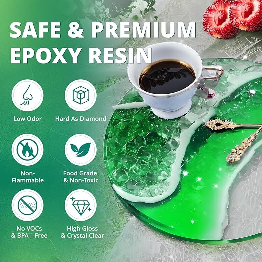 Crystal Clear Epoxy Resin Kit, 16OZ Epoxy Kit - Image 4