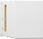 FIXSMITH Stretched White Blank Canvas- 5x7 Inch, 6 Pack, 100% Cotton, 5/8 Inch - Image 7