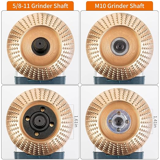 Pomsare 3PCS Angle Grinder Polishing Pad, Wood Carving Disc Set - Image 7