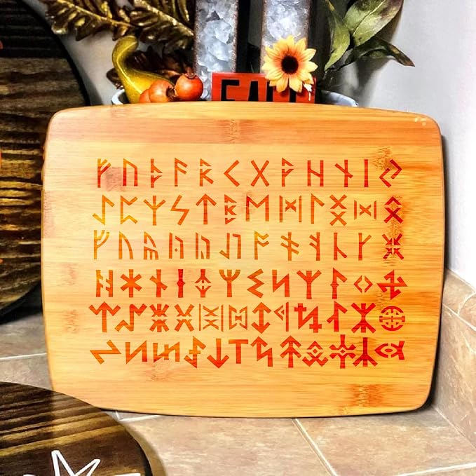 Runes Stencils for Painting on Wood Stones Reusable Celtic Border Ancient - Image 3