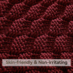 Knitted Weighted Blanket for Adult, No Beads Heavy Blanket 60” x 80'' 15lbs - Image 4