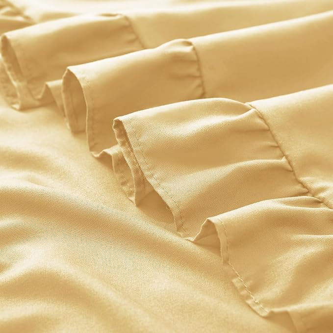 KKJIAF Ruffle Body Pillow Cases Set of 1, Ruffled Pillow Covers - Image 6