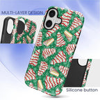 Case for iPhone 17, Scratch Resistant Hybrid Double Layer Hard Shell，Christmas - Image 4