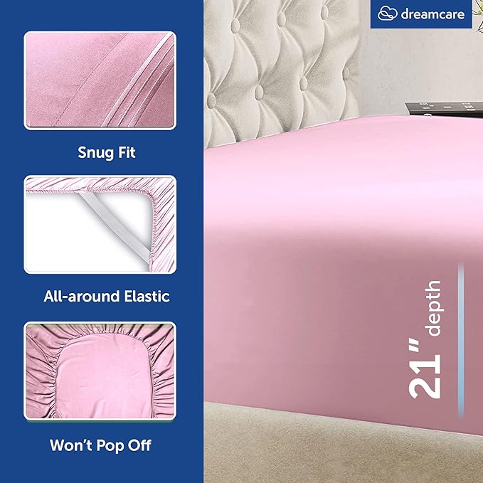 DREAMCARE King Size Sheets Set - Image 2
