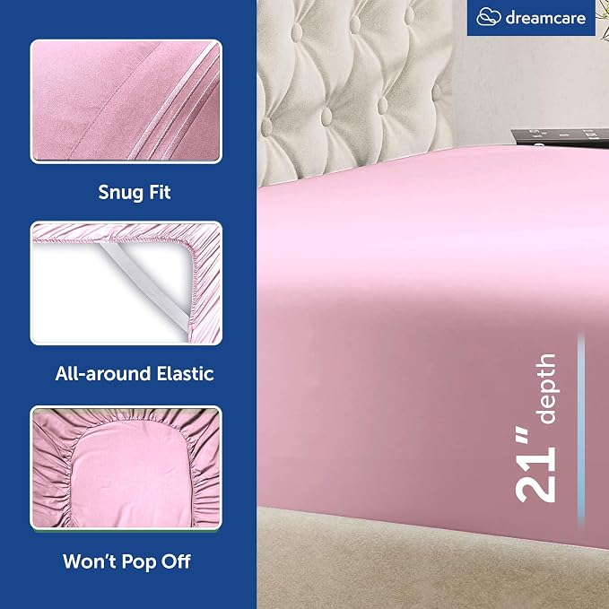 DREAMCARE King Size Sheets Set - Image 3