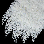 qiipii 3200PCS 4mm White AB Round Half Round Pearls by qiipii