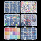 CGCG 3-Pack 18-Grid Clear Plastic Beads Organizer Box 7.9x5.8 | Multi - Image 5