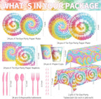 Tie Dye Party Decorations Girls - Image 2